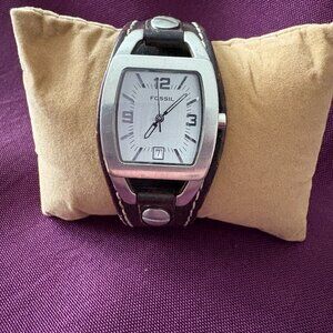 Fossil Architekt Women’s Watch – Brown Leather Cuff Strap (JR8130)